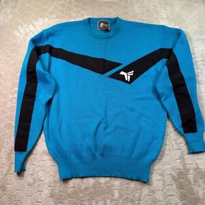 VTG Tyrolia by Head Wool Acrylic Sweater Men's Medium Worn Look STAIN